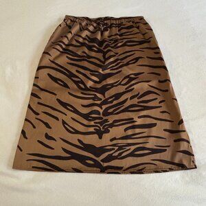 6397 Slip Skirt in Zebra
